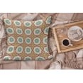 thumbnail image 2 of Moroccan Fluffy Throw Pillow Cushion Cover, Eastern Geometry Art with Classical Damask Ornate Elements Image, Rectangle Accent Pillow Case, 36" x 16", Mustard Beige, by Ambesonne, 2 of 5
