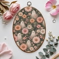 thumbnail image 7 of Canvas Wall Art Dark Romantic Vintage Halloween Haunted Forest Dark Academia Ghost Oval Framed Canvas Prints Vintage Wall Hanging Decor for Home Decorations 8.6"x11.4", 7 of 7