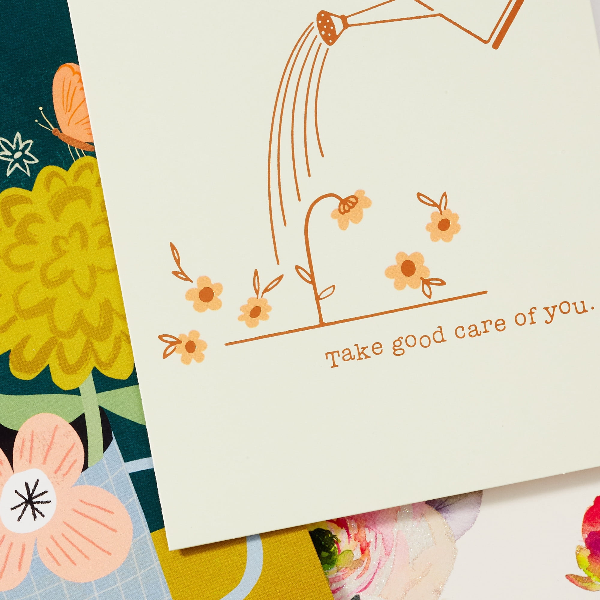 Hallmark Assorted All-Occasion Cards (Geometric Striped)—Birthday, Holiday, Wedding, Sympathy, Thinking of You, Thank You, Blank, Pack of 100 With Organizer Box