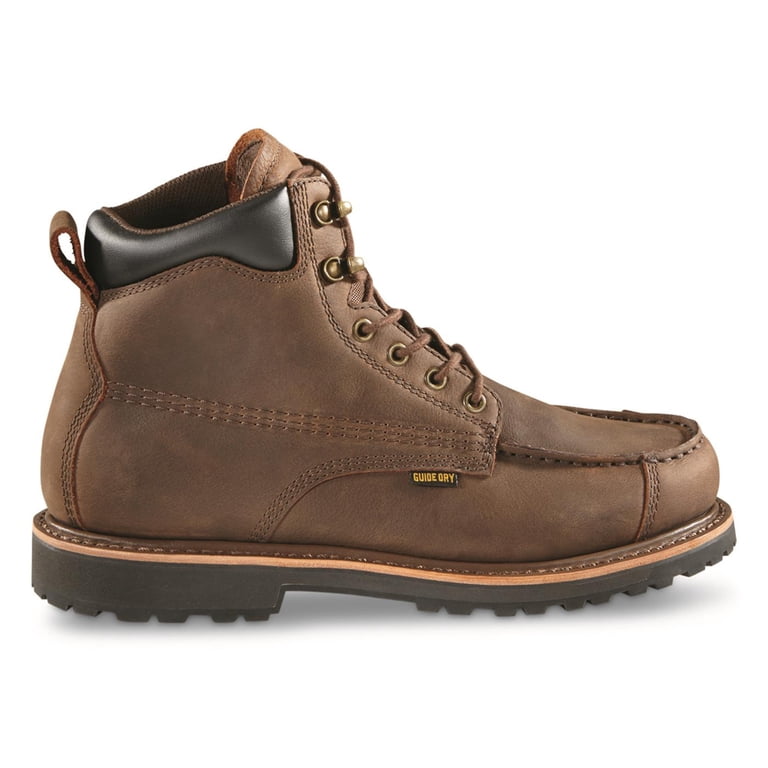 Guide Gear waterproof men’s Brown and Black Boots Guide Gear Mens Hunting Boots Camoflauge Size 11M 1200 Gram  main image 4