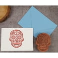 thumbnail image 5 of IBA Indianbeautifulart Textile Printing Block Skull Hand Carved Wooden Stamp Wood Block Printing Textile Stamp For Fabric /Pottery Blocks- 4 Inches, 5 of 6