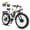 White, variant on KAIJIELAISI Electric Bike for Adults Dual Motor AWD Mountain Electric Bicycles 52V 26AH Removable Lithium Battery, 26" 4.0 inch Fat Tire Ebike E-Bike for Adults UL2849.