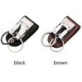 thumbnail image 2 of Jumpingount LLavero de cuero ligero de Metal desmontable a prueba de decoloración llavero anticorrosión soporte de seguridad accesorio cartera teléfono Cinturones Negro Jumpingount AP013997-01, 2 of 6