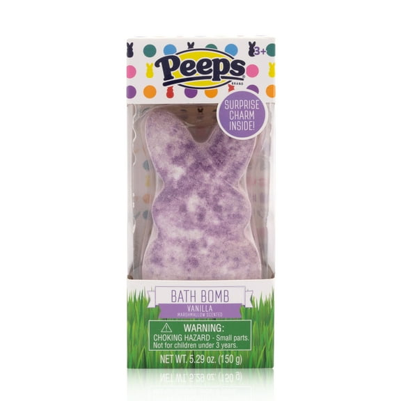 Peeps Bath Bomb, Vanilla Marshmallow Scented, 150g