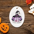 thumbnail image 5 of We Witch You a Spooky Creepmas Ornament, Whimsical Halloween Christmas Decoration, 5 of 5