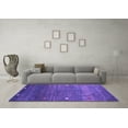 thumbnail image 3 of Ahgly Company Indoor Rectangle Abstract Purple Contemporary Area Rugs, 5' x 7', 3 of 4