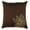 Brown, variant on S4Sassy Decor Handmade Brown Pillows Cover Hand Beaded Lotus Floral Pattern Pillows Cover Square Throw 24 x 24