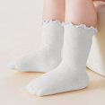 thumbnail image 6 of RFQWOVSR Baby Cotton Ruffle Crew Socks in Solid Colors, 6 of 6