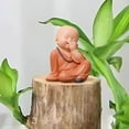 thumbnail image 1 of Matoen Small Decoration Zen Monk Home Decoration Living Room Tea Table Doll Doll Cure Department Decompression, 1 of 7