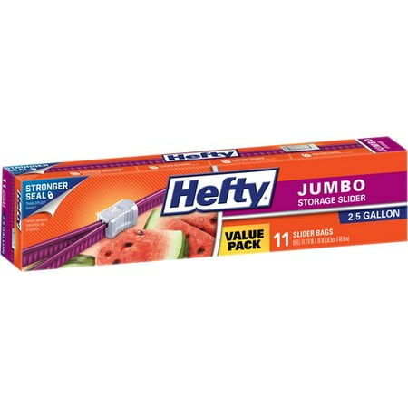 hefty jumbo bags walmart gallon slider count storage