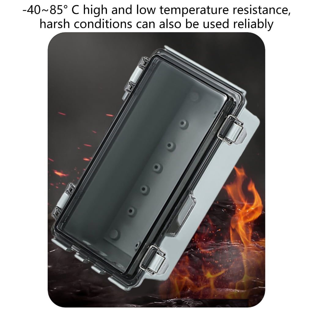 Waterproof Designs Junctions Box Outdoor Electrical Enclosures With Lock and Mounting Accessories Garden Supplies