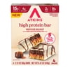 Atkins High Protein Bars, Brownie Delight Flavor, 15g of Protein, 4g Net Carbs, Keto Protein Bars, Low Sugar, 4 Count