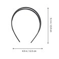 thumbnail image 2 of EeaseMX 2 bandas dentadas para el cabello, aros antideslizantes para el cabello, bandas para el cabello que combinan con todo, decoración para el cabello para mujeres y niñas., 2 of 7