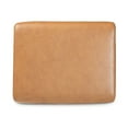thumbnail image 5 of Baxton Studio Bianca Mid-Century Modern Walnut Brown Finished Wood and Tan Faux Leather Effect Ottoman, 5 of 9