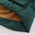 thumbnail image 6 of GYRATEDREAM Kids Winter Jacket Boys Girls Warm Winter Snowsuit Jacket Outerwear Clothes Zipper Thick Fleece Removable Hooded Snow Coat for 1-2Y Green, 6 of 9