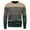 Khaki, variant on Fesfesfes Mens Sweater O-neck Sweater Soft Casual Sweaters For Men Classic Gradient Color Pullover Sweaters