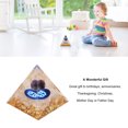 thumbnail image 4 of Pyramide Orgone, Pyramide de Méditation en Résine de Chakra pour Énergie Positive, 4 of 8