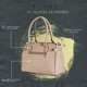thumbnail image 3 of Bolsa Tote Camille Bolsa de Mano Asas Largas Beige, 3 of 10