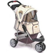 Angle View: 001186 PetZip Jogger, 1st Class, Luxury Pattern, Tan (up to 45 lb)