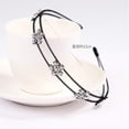 thumbnail image 2 of 1Pc Bridal Rhinestone Crystal Headband Flower Double Layer Metal Hairband Headdress Hair Accessories for Women Girls Hair Decorative, 2 of 3