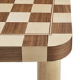 thumbnail image 4 of Modway Oscar 36 Inch Square Checkered Dining Table in Brown, 4 of 4