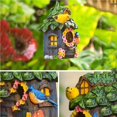 thumbnail image 3 of Wosthever Casa de pájaros, árbol, decoración colgante, resina, lugar de descanso para mascotas, adorno, accesorios de diseño, estatua para Artesanía, 3 of 6