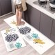 thumbnail image 3 of Alfombra de tiras largas con diseño geométrico de dibujos animados, felpudo absorbente para baño, cocina, suelo, puerta de inodoro, felpudo de entrada, 3 of 5