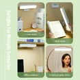 thumbnail image 4 of Lampe de Table Magnétique Led Abs Rechargeable Blanc Dimmable Usb 1pcs pour Chambre à Coucher, 4 of 11