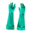thumbnail image 1 of Guantes de nitrilo gruesos resistentes al desgaste para limpieza de platos, duraderos y protegen las manos. 60 cm largo, 1 of 9