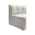 thumbnail image 6 of Meridian Furniture Limitless Cream Velvet Modular Chair, 6 of 13