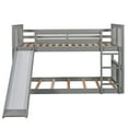 thumbnail image 5 of Triple Tree Adult Twin-over-Twin Bunk Beds Gray, 104 lb, 5 of 9