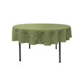 thumbnail image 1 of LA Linen TCpop72R-SageDrkP39 Nappe en Popeline de Polyester, Sauge Foncée - 72 Po. Ronde, 1 of 3