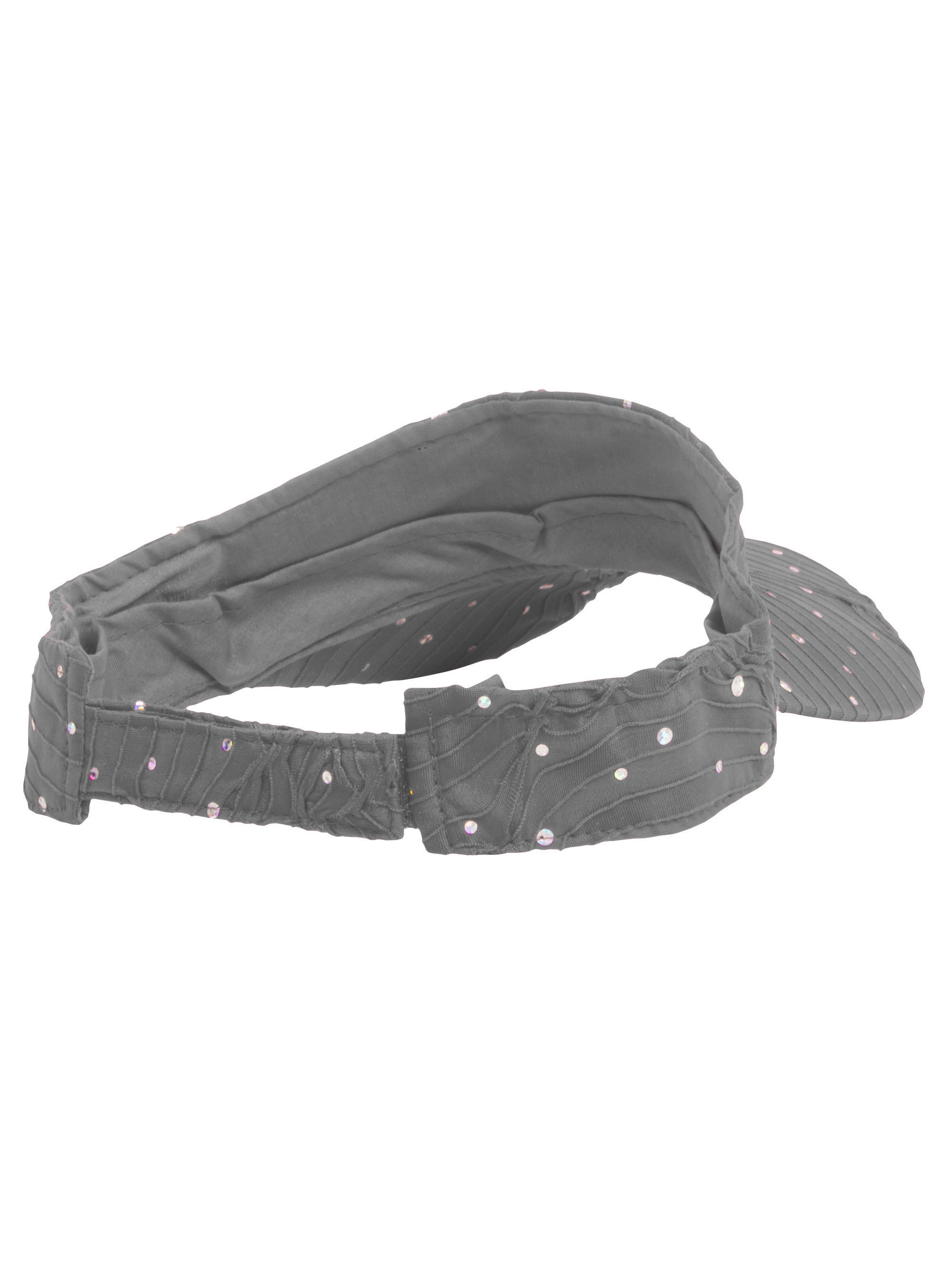 Glitter Sequin Visor - Silver - Walmart Business Supplies display picture 1