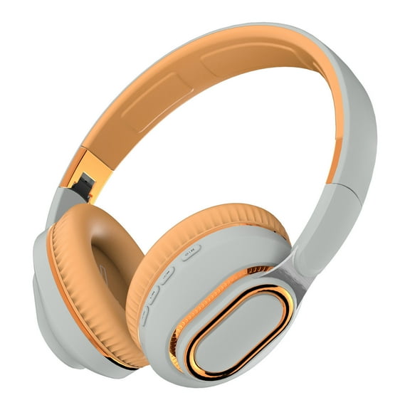 Active Noise Cancelling Headphones, Wireless Over Ear Bluetooth Headphones, 3EQ Modes via Button, 60H Playtime Lightweight Folding Stereo Bass Headset with Mic, for Travel Home