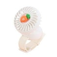 thumbnail image 1 of Mini ventilador de muñeca personal, portátil, recargable por USB, para deportes y viajes. Blanco, 1 of 9