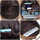thumbnail image 3 of KAUKKO Canvas Messenger Bag Cross Body Shoulder Sling Backpack Travel Senderismo Chest Bag KAUKKO FD252-Black, 3 of 5