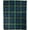 Green Plaid, variant on Home Decor Throw Blanket, Blue Paisley Bandana Scarf Classic, Warm Soft Cozy Flannel Bed Blankets for Bed, Couch, Sofa and Chair, All Seasons Suitable, 80x60 inches