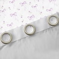 thumbnail image 4 of Erosebridal Purple Princess Bowknot Blackout Curtains Set of 2 (52x84 Each),Kawaii Floral Flower Window Curtains For Girls Teens, 4 of 7