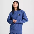 thumbnail image 4 of Champion Adult Sizing Iconic Embroidered Crewneck Sweatshirt - Gray Blue, Size XS-4XL, 4 of 5