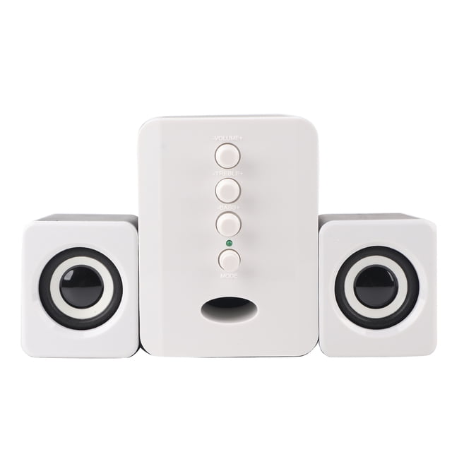 Sailing Mini altavoz subwoofer USB 2.1 para teléfono, portátil, PC (blanco)