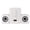 White, variant on Rupoun Computer Speakers, 2.1 Channel Wired Subwoofer System with Mini Desktop Soundbar, Superior Bass for PC, Laptop, and Smartphone, Black