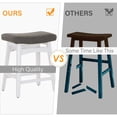 thumbnail image 5 of Sophia & William Saddle Counter Height Bar Stool, Gray (Set of 2), 5 of 6