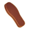 thumbnail image 5 of Plantillas de malla desodorante de carbón de bambú transpirables absorben el sudor almohadillas para zapatos para hombres y mujeres caqui 42, 5 of 5