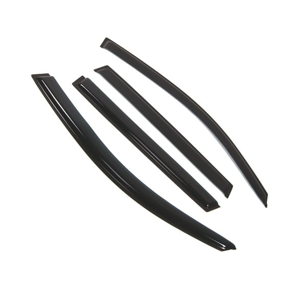 TuningPros Outside Mount Window Visor Deflector Smoke Tinted 4 Pcs Set For 2006-2012 Toyota RAV4