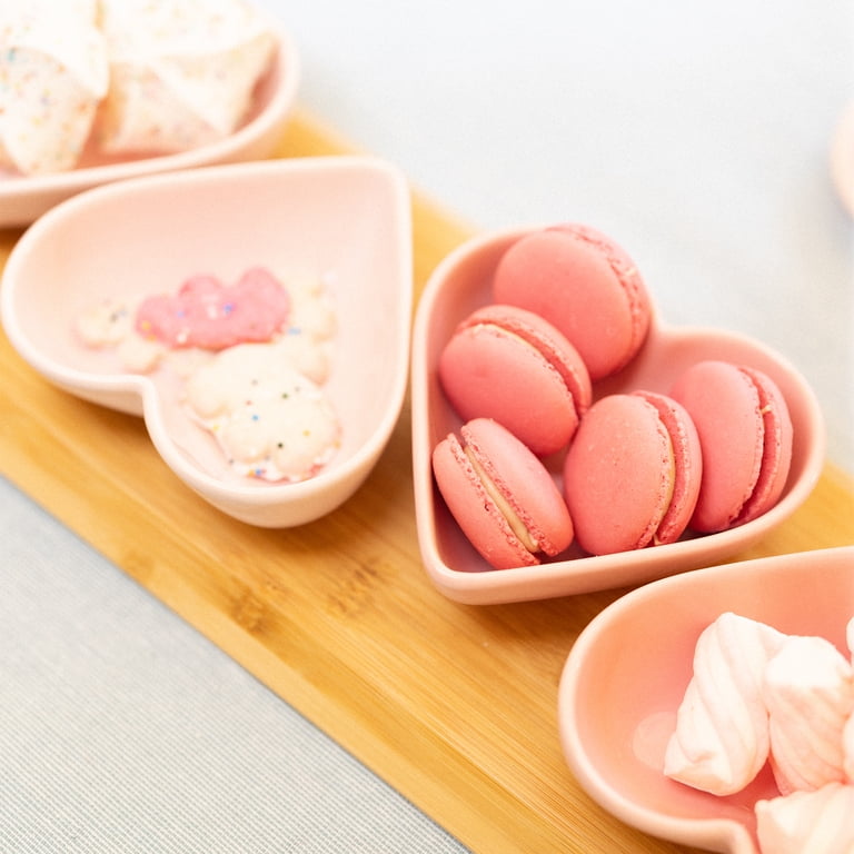 Paris Hilton London Collection 5-Piece Stoneware Ceramic Heart Dip