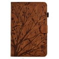 thumbnail image 5 of SaniMore Case for Fire 7" 12th Gen 2022, PU leather Embossed Tree with Auto Sleep/Wake Pen Holder Card Slots Anti-slip Strip Flip Folio Wallet Business Cover, Brown, 5 of 9