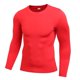thumbnail image 1 of Camisetas de manga larga para hombre, de secado rápido, para fitness, gimnasio, para otoño y primavera, de compresión, para correr, color rojo, talla S, 1 of 6
