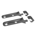 thumbnail image 4 of 2 piezas de cubierta de decoración de bisagra de puerta trasera para Jeep Wrangler JL 2018-2022 (negro), 4 of 8