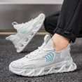 thumbnail image 5 of Men's Running Shoes Lace‑Up Mesh Upper Athletic Sneakers With Hollow‑Out Midsole for Daily Walking and Casual Outdoor Activities, 5 of 8