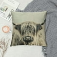thumbnail image 2 of Creowell Highland Cow Pillow Cover，Multi Size Cow Home Decorative Pillows Cover，Cushion Cover for Couch Sofa Bed (Multi Size), 2 of 5